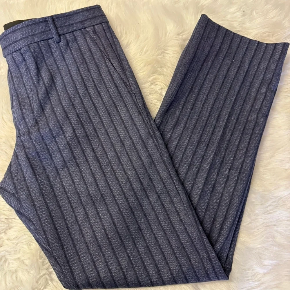 Marc Jacobs Men’s Wool Blend Pants Blue Black Stripe Size 34 x 34